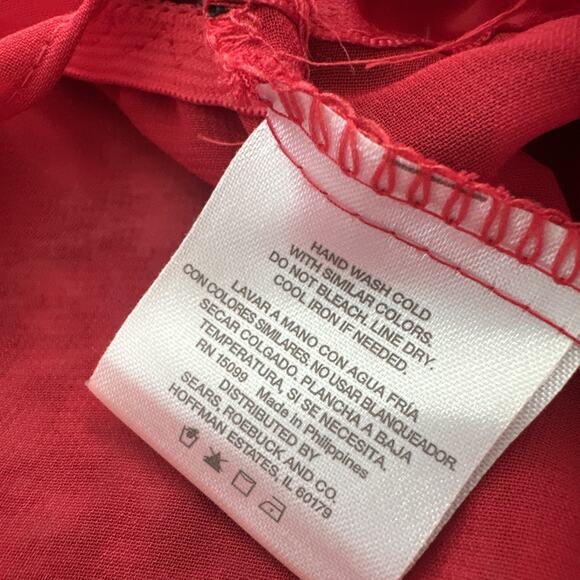 Enchanting Lingerie Sexy Santa Claus Top Women's Top Size Large Christmas Red - Picture 10 of 12